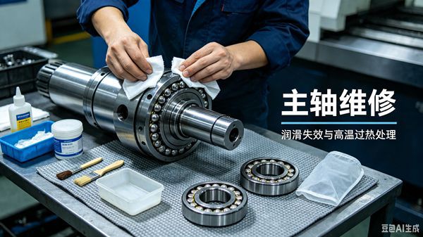 高温过热频发！牧野Makino机床主轴轴承故障排查与主轴维修方法